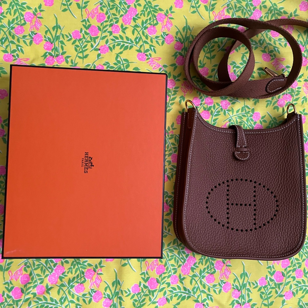 Hermes Gold on Gold TPM Evelyne Mini - Picture 11 of 16